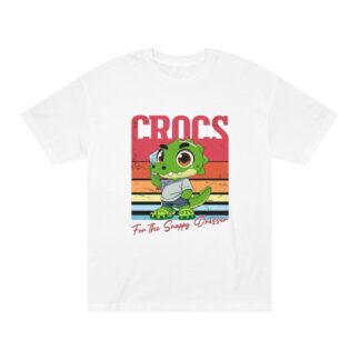 Crocs for the snappy dresser - Unisex Classic Tee - Perfect for Kids and Adults