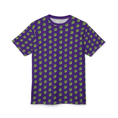 Fun Diego Graphic Tee for Kids & Adults | Unisex Cut & Sew T-Shirt in Purple - Image 2